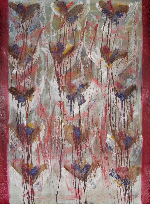 fremissement eclabousse 2009 huile sur toile 130x97 fremissement eclabousse 2009 huile sur toile 130x97