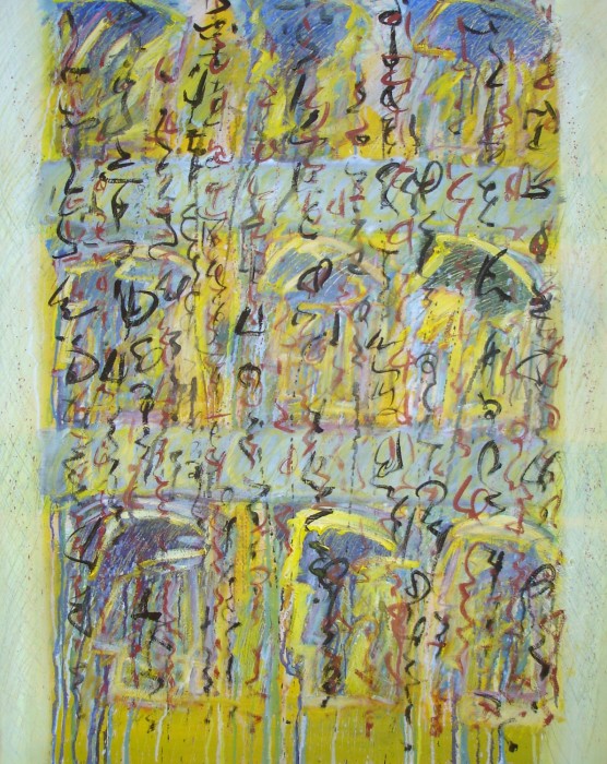 je me souviens 2008 huile sur toile 100x81