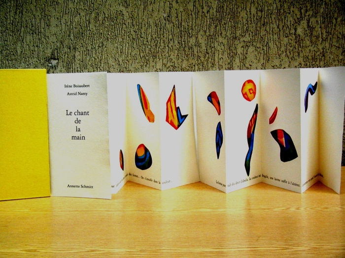 le chant de la main 27 5x15 cm 2001 le chant de la main 27 5x15 cm 2001