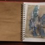 Les anges de paul exemplaire unique transferts et aquarelles 2020 1