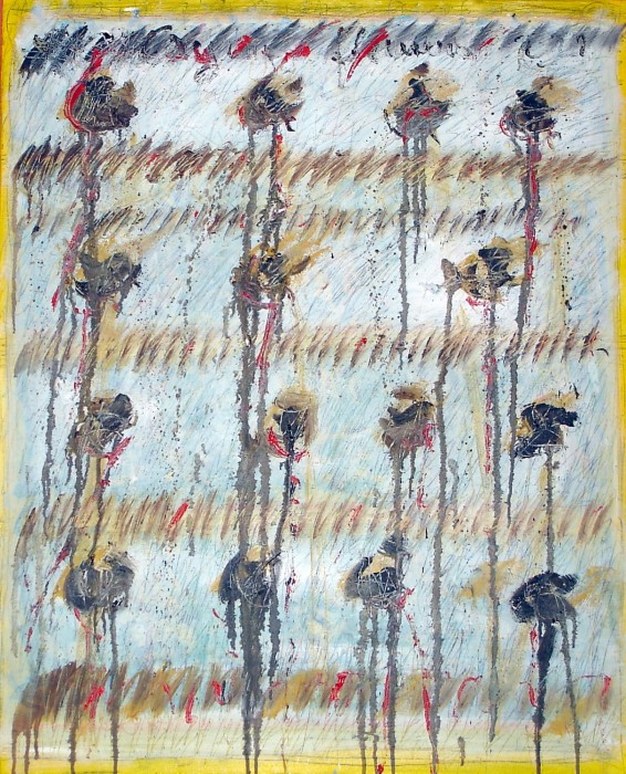 crying flowers 100x80 cm huile sur toile 2008 crying flowers 100x80 cm huile sur toile 2008