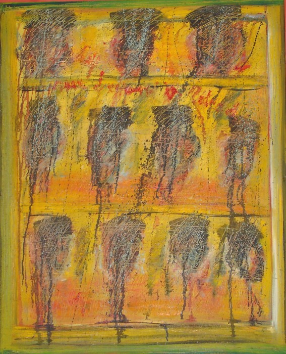 farewell 2008 huile sur toile 100x80 farewell 2008 huile sur toile 100x80