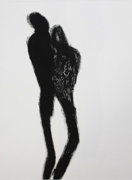 pieta 1 2022 carborandum sur papier archesx35 pieta 1 2022 carborandum sur papier archesx35