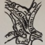 ulivi carborandum sur papier japon 56x38 2023