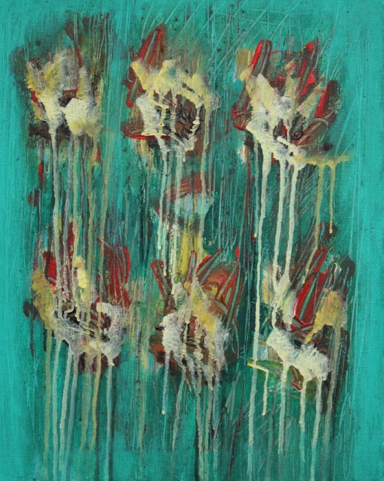 allegria 1 acrylique sur toile 41x33 2013
