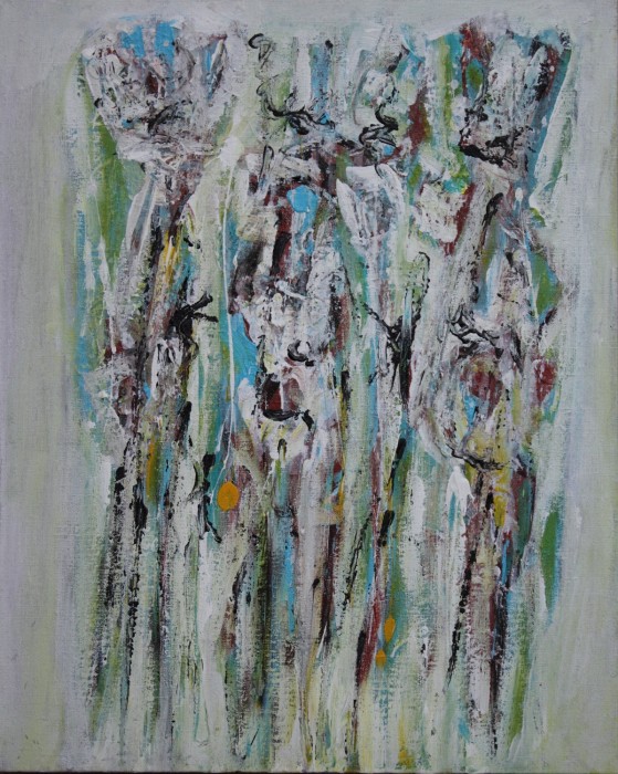 allegria 3 acrylique sur toile 41x33 2013