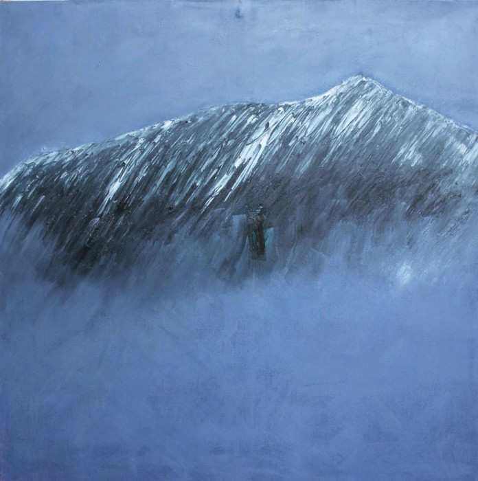 northern ligths 2 2014 huile sur toile 80x80