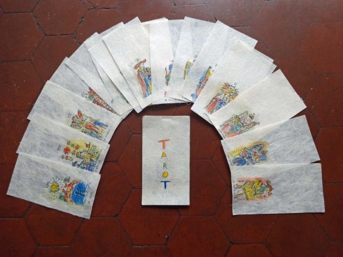 Tarot livre d artiste exemplaire unique 2018 1