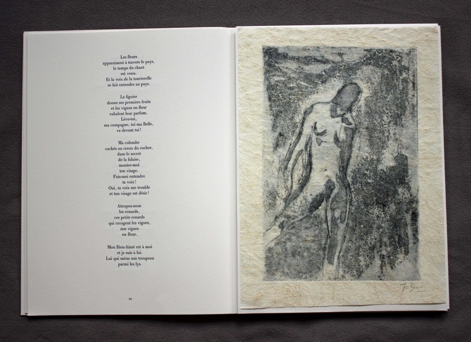 Le Cantique Des Cantiques Irene Boisaubert Peinture Gravure Livres D Artiste